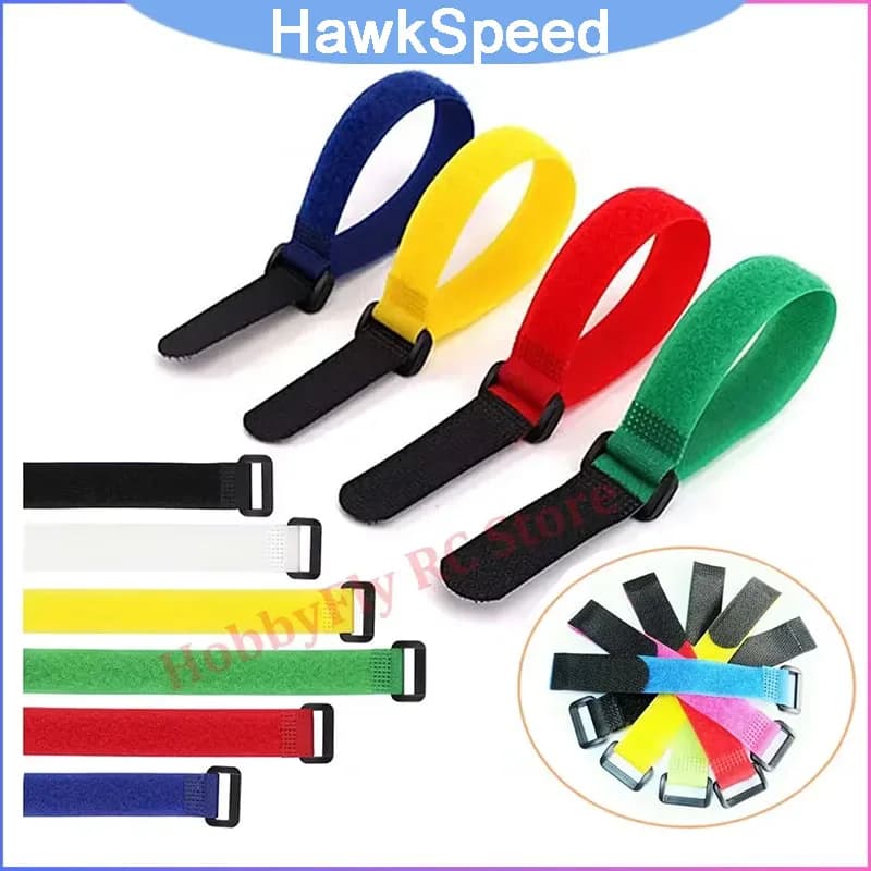 10 Pezzi Cinghie Adesive Magiche da 300mm per Batterie LIPO, Nastro di Fissaggio in Nylon Resistente per Elicotteri RC, Aerei e Droni FPV - Componenti Fai-da-te