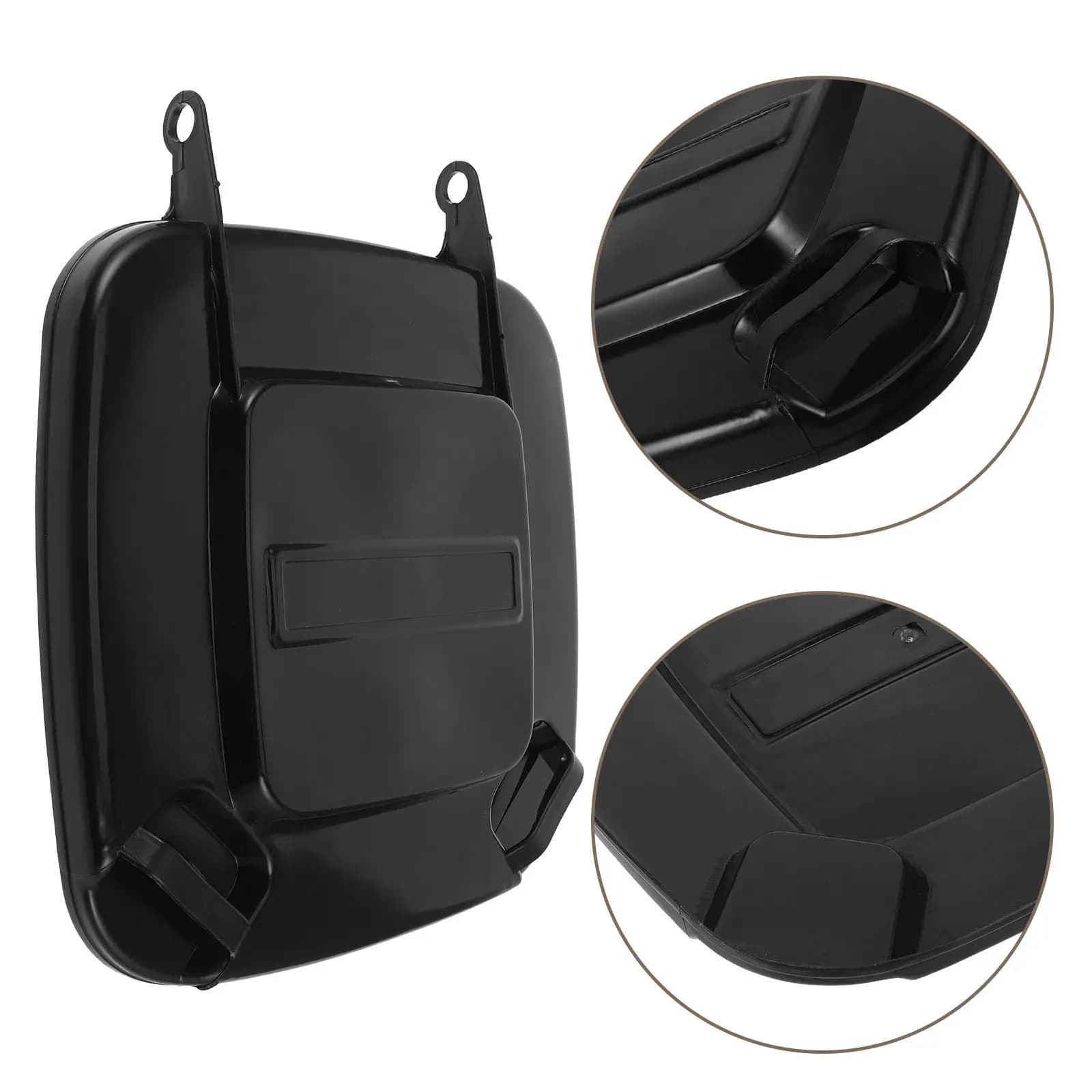 Coperchio di Ricambio per Bidone Esterno 50L, Resistente alle Intemperie e ai Raggi UV, Coperchio Ribaltabile per Contenitore Rifiuti e Riciclo