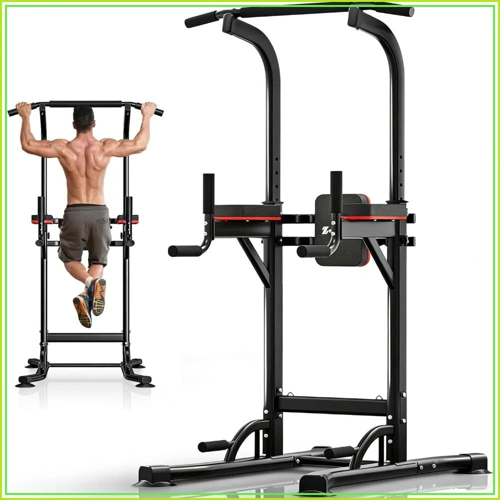 Multi-Function Pull Up Dip Bar Station, Home Gym Strength Training for Men Women Muscle Building