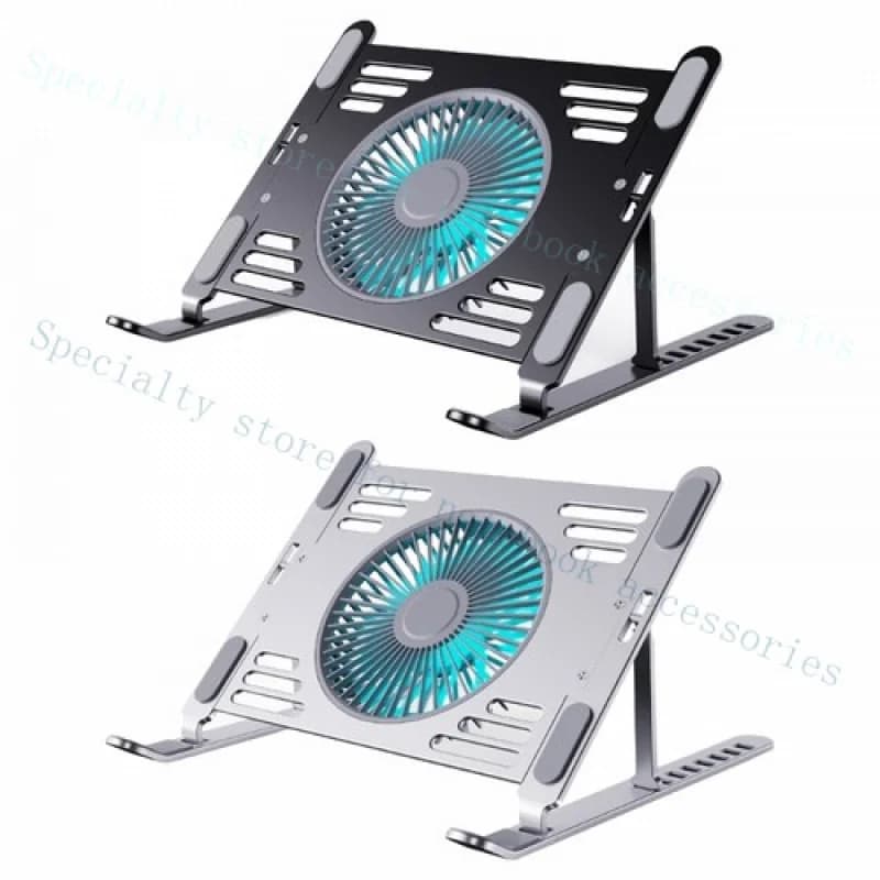 Supporto per Laptop Multi-Angolo A+ con Ventola di Raffreddamento e Staffe