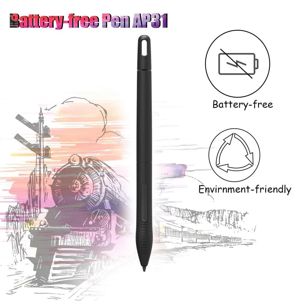 Gaomon Artpaint AP31 Stilo digitale Penna da disegno senza batteria per tavoletta grafica M10K 2018 8192 livelli di pressione