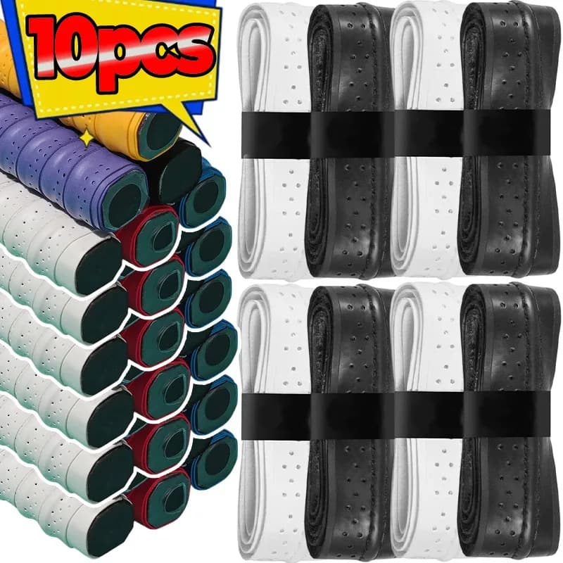 Nastro Antiscivolo per Racchette, Assorbente di Sudore, per Tennis e Badminton, Accessorio per Sport all'Aperto e Fitness