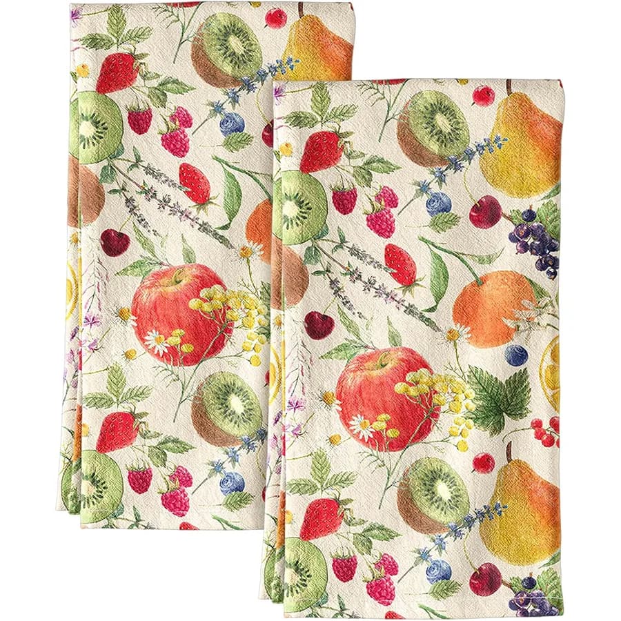 2 pezzi, strofinacci da cucina Fruit Party, i migliori strofinacci da cucina, strofinacci divertenti, strofinacci per cucinare e preparare dolci, strofinacci per piatti, asciugamani per le mani, strofinacci da cucina, super morbidi, altamente assorbenti, dolce regalo di inaugurazione casa per gli amici, accessori da cucina, decorazioni, necessità quotidiane, elementi essenziali per la vita, indispensabili in cucina, elementi essenziali per la casa, elementi essenziali per i viaggi