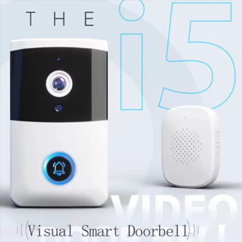 AS95-IR Telecamera per campanello per visione notturna Audio bidirezionale Campanello per porta intelligente Sistema di allarme di sicurezza domestica