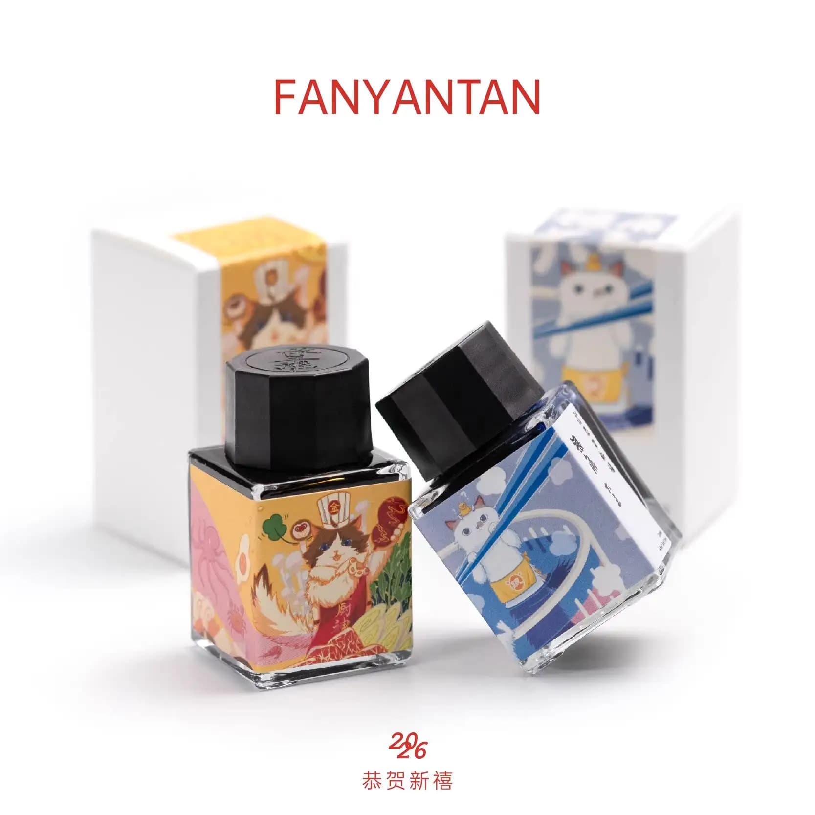 FANYANTAN 2026 Golden Horn King Silver Horn King New Year Limited Edition Color Ink Fountain Pen Ink