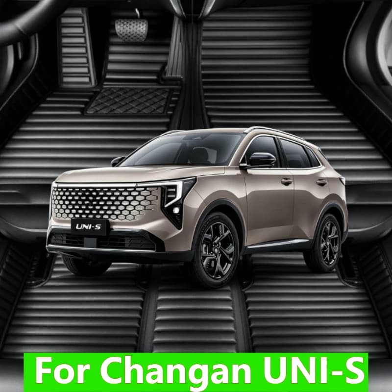 Custom Car floor mats For Changan UNI‑S 2025-2026 5‑Seat LHD RHD Foot Accessories Carpets Leather Pads Interior Auto para