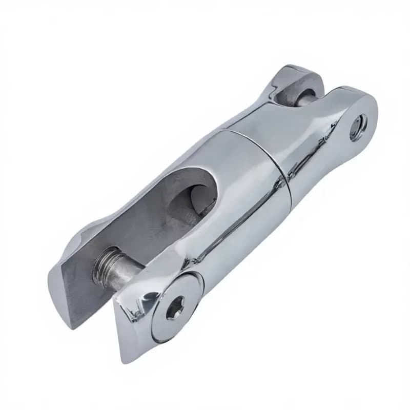 Stainless Steel 316 Marine Anchor Chain Rotary Swivel Joint Connector 10-13mm 2 Sections Ship Yacht Boat Hardware Accessories