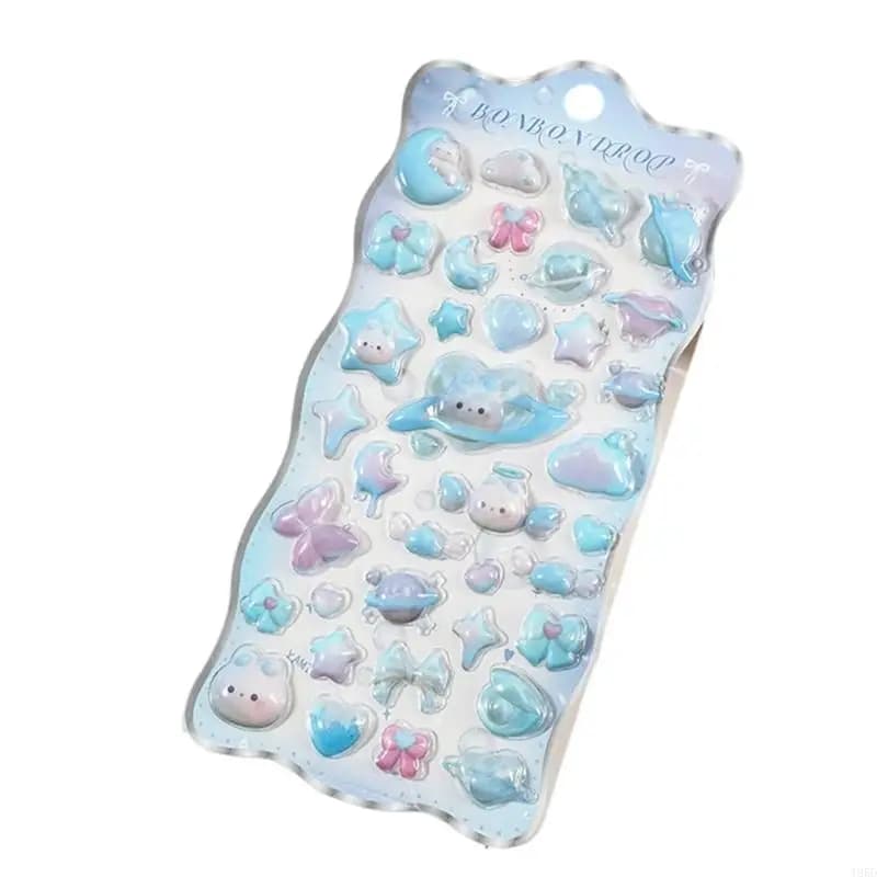 Adesivo animale cartone animato Adesivo decorativo in rilievo per bambini Arte artigianale Notebook Bottiglia d'acqua Astuccio per laptop e telefono