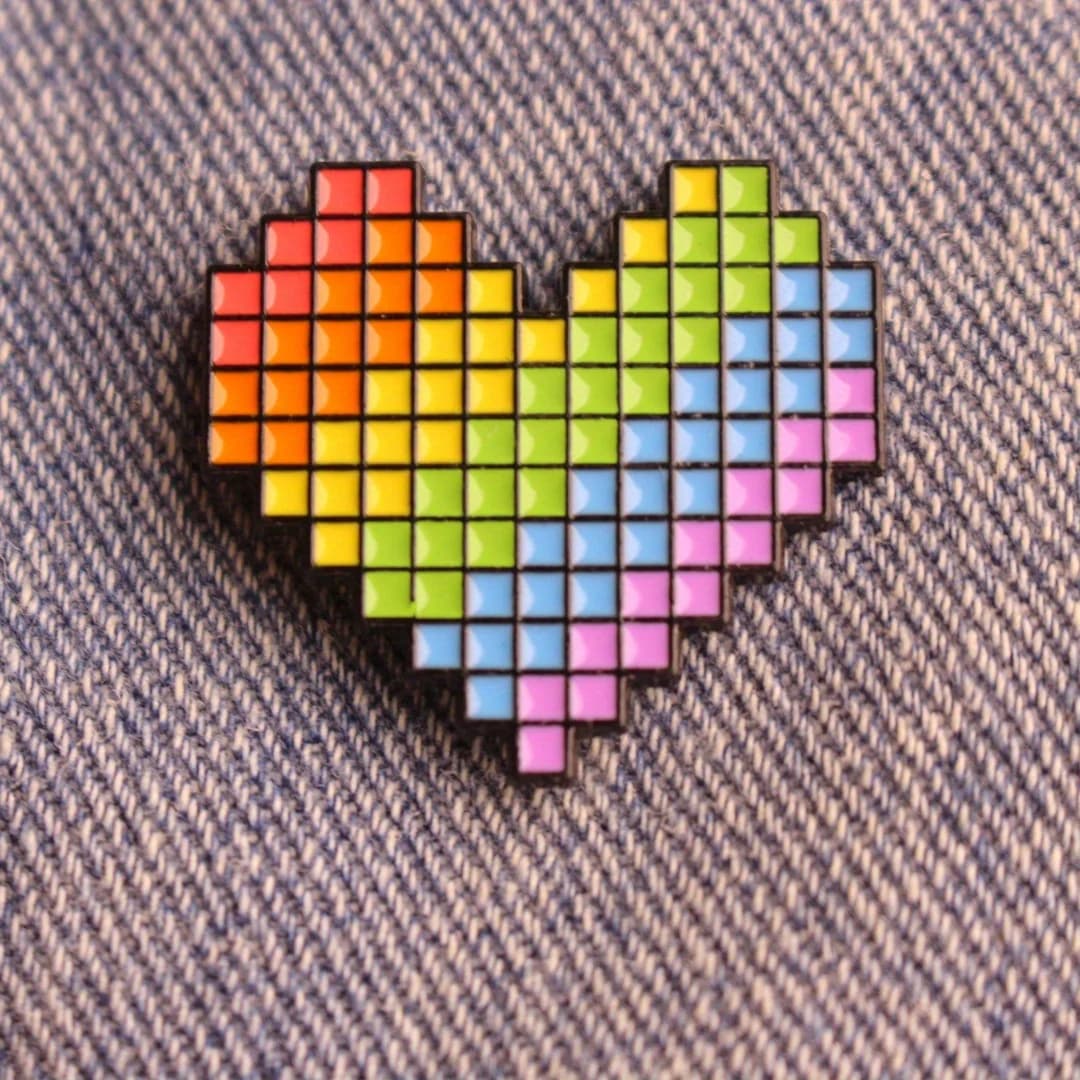 Spilla smaltata Fun Love, distintivo da bavero a forma di cartone animato, decorazione per zaino e vestiti, regalo per amici - Spilla