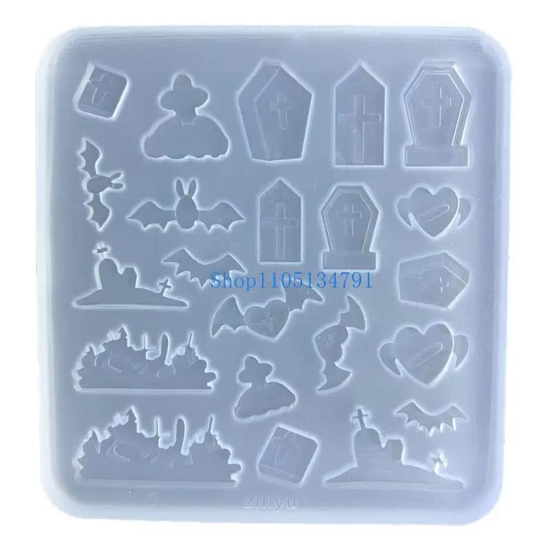 98km Tiny Filler Mold Bowknot Star Tennis Resin Mold Playing Card Accessory Earring Keychain Charm Epoxy Mold