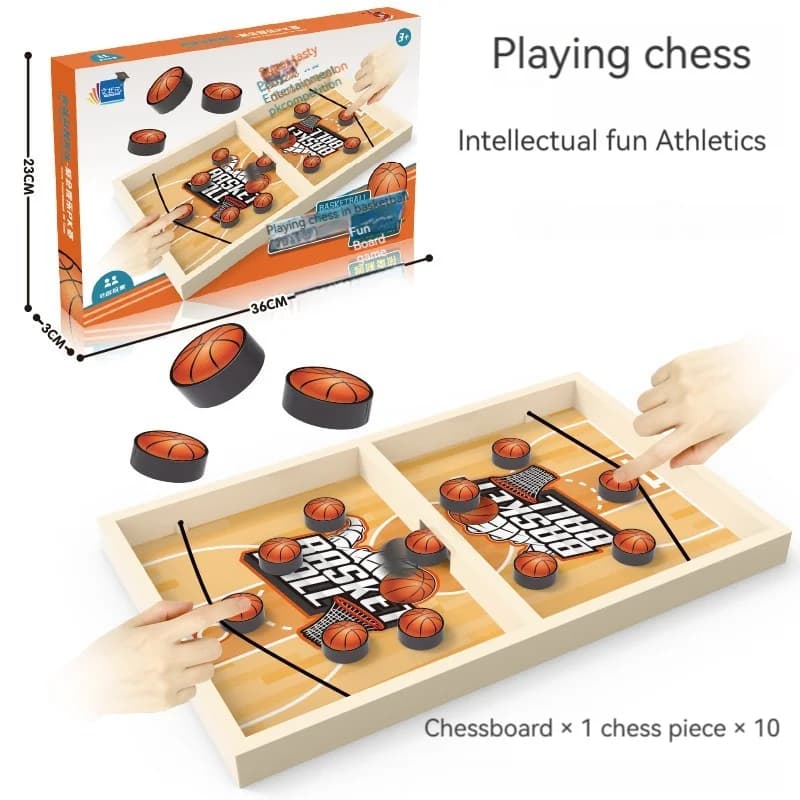 Doppio gioco da tavolo divertente gioco di battaglia di calcio gioca a scacchi Puzzle decompressione Party Competition basket Battle Game regalo di festa