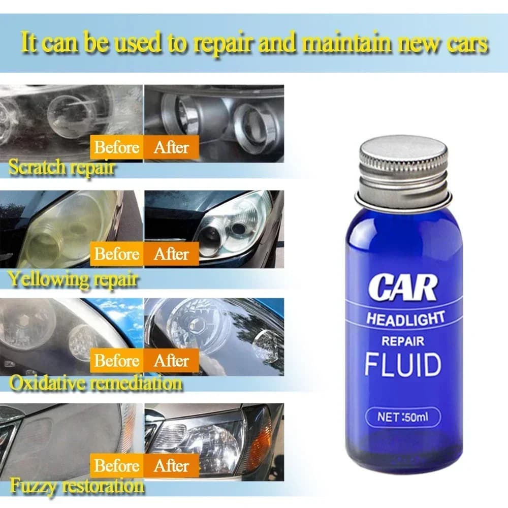 Restoration and polishing kit Fari Auto, Pasta to Remove Graffi and Oxidation, Cooling Liquid for Faces