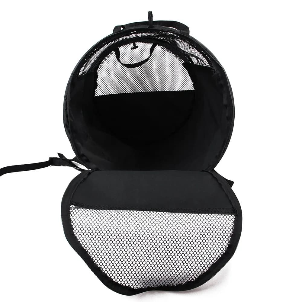 Borsa Auto Pieghevole per Animali Domestici, Traspirante con Cintura di Sicurezza, Trasportino per Cani, Resistente all'Usura, Tenda Cilindrica per Sedile Posteriore Auto
