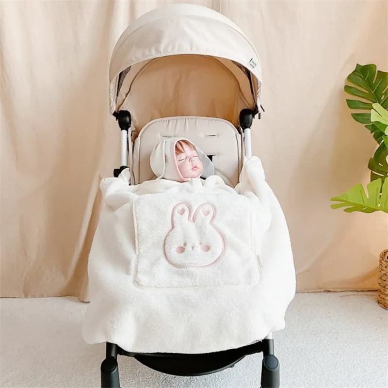 Coperta per passeggino invernale antivento Coperta per carrello neonato Coperta per marsupio Sgabello in vita Calda copertura per passeggino addensata