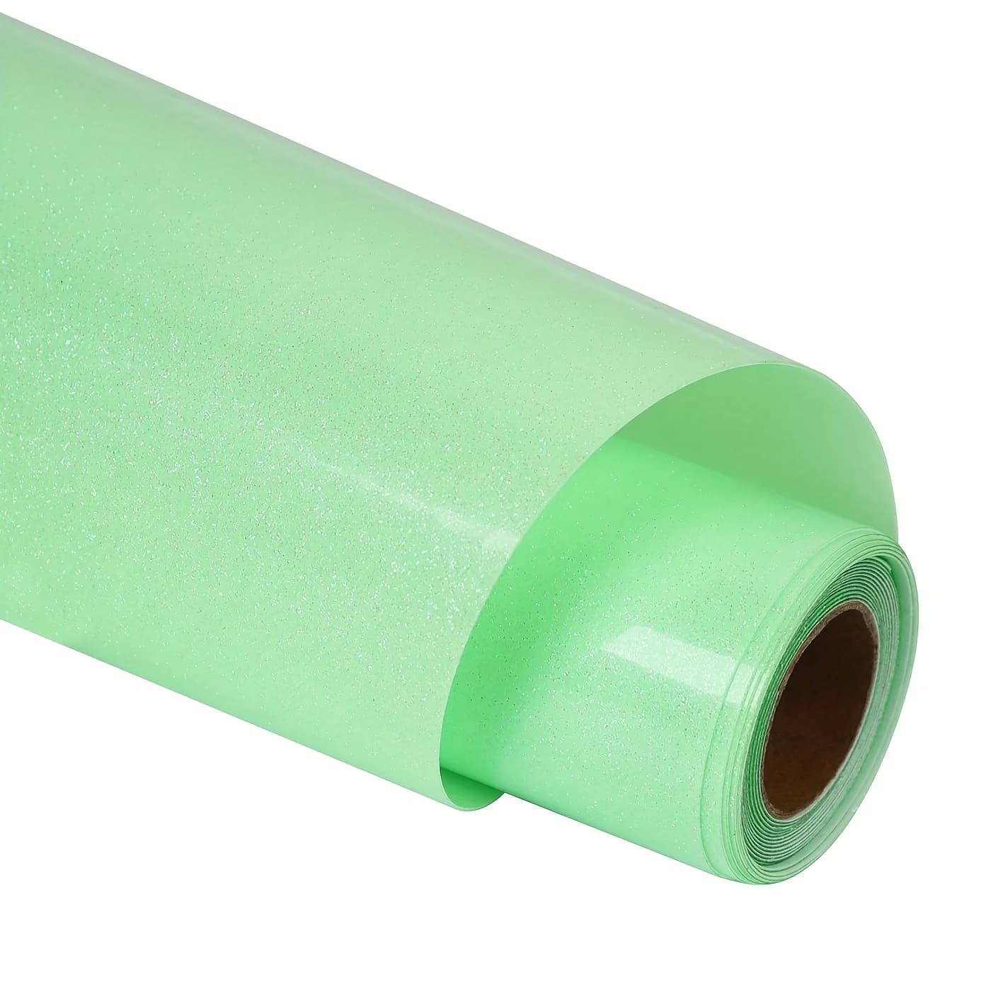 12" x 7ft Glow in The Dark Glitter HTV Vinyl, guangyintong Heat Transfer Vinyl for T Shirt, Iron On Vinyl For All Cutter Machine