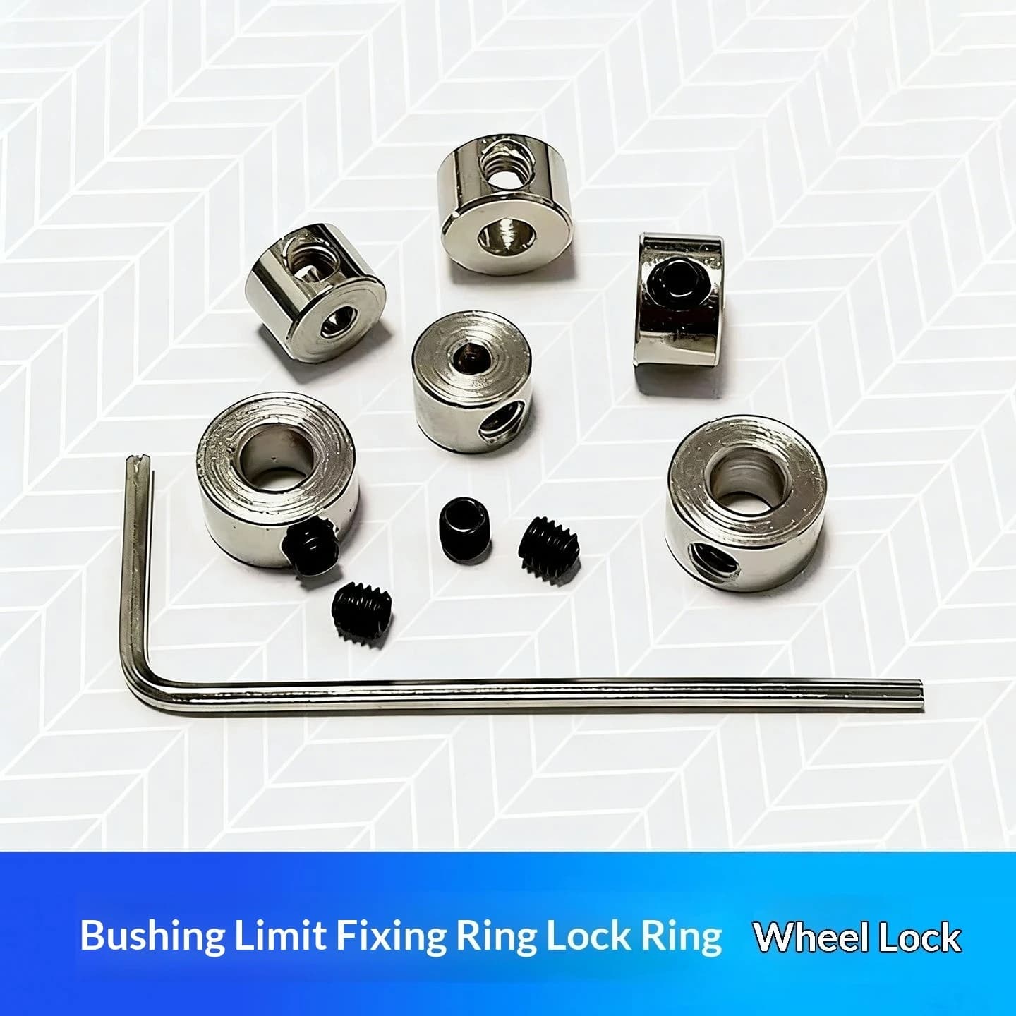 Fastening limiting and positioning shaft sleeves fixing anti-retaining and thrust rings for transmission shafts of hardware part