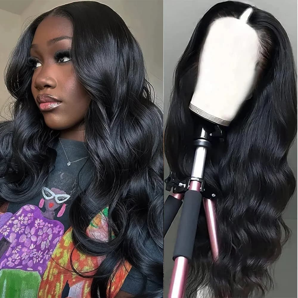 V Wigs with density 200, in human hair Remy, with natural wave, made by machine, for woman, with total cover, with clip, without need to leave hair out