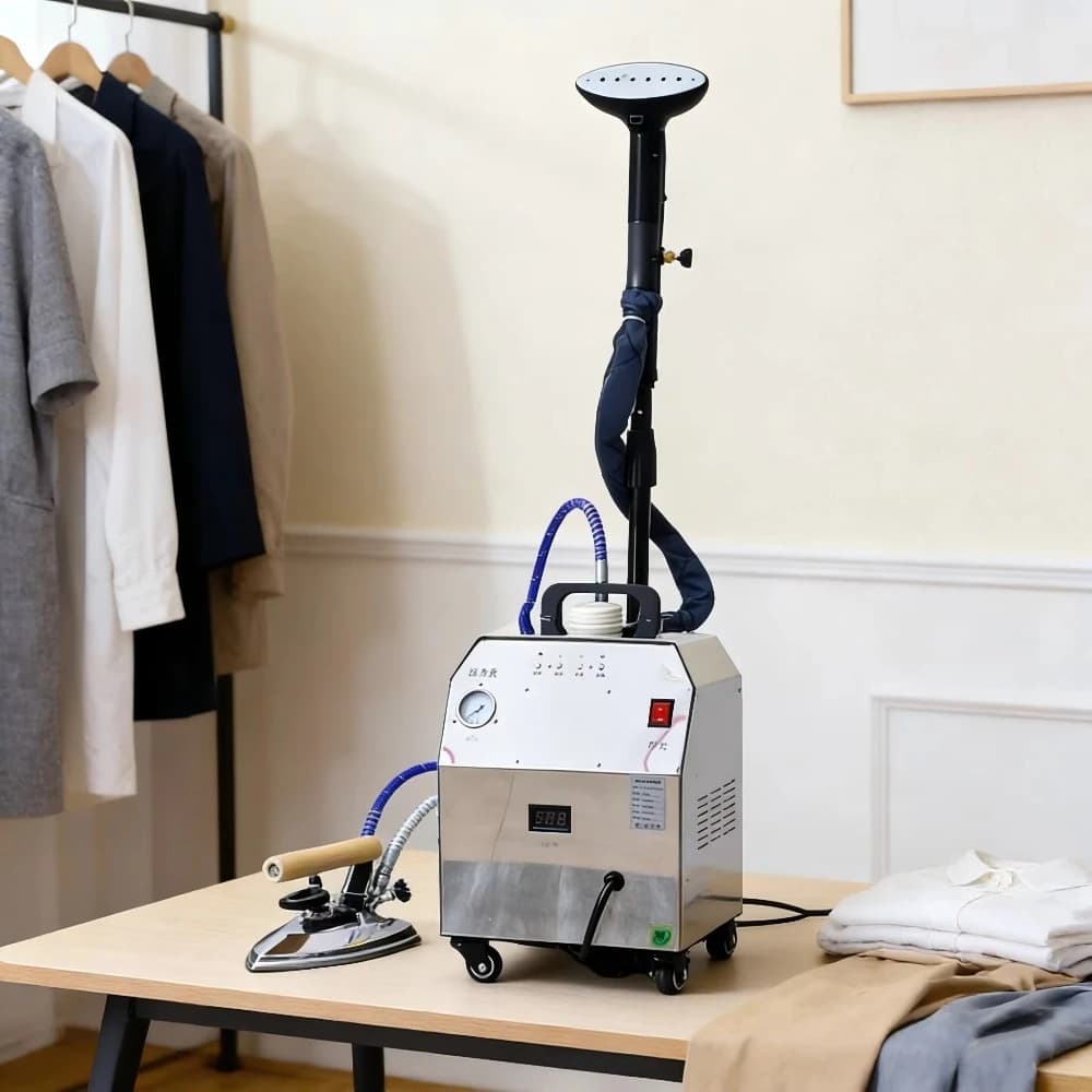 Heavy Duty Steam Iron, Industrial Garment Steamer, Automatic Water Saving Boiler, Curtains Clothes Smoother