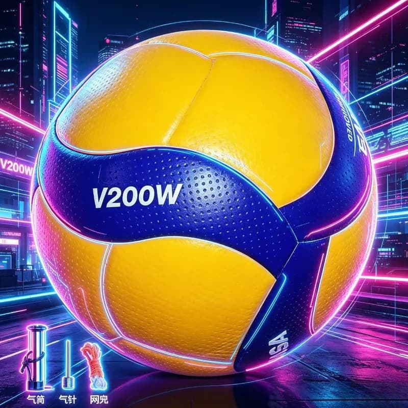 2026 New High Quality Size 5 Volleyball V200W V300W Game Training Professional Game Indoor Volleyball NO.5Volleyball Accessories