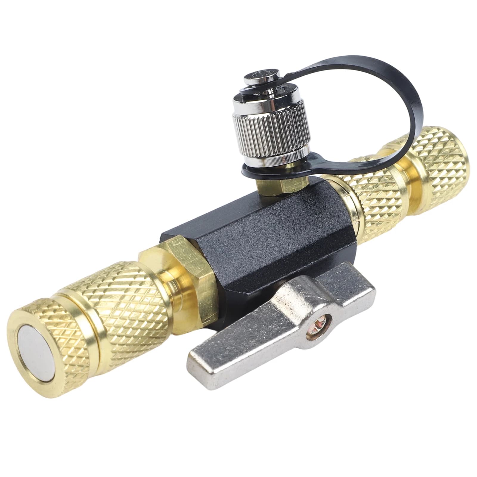 Newest Sale High Quality Vacuum-Rated Valve Core Removal Tool Black 1/4\" X 5/16\" Compatible With R410A Car Accessories