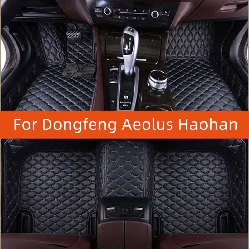 Customized Leather Car Mat for Dongfeng Aeolus Haohan 2023 2024 2025 2026 Car Mat Interior Accessories