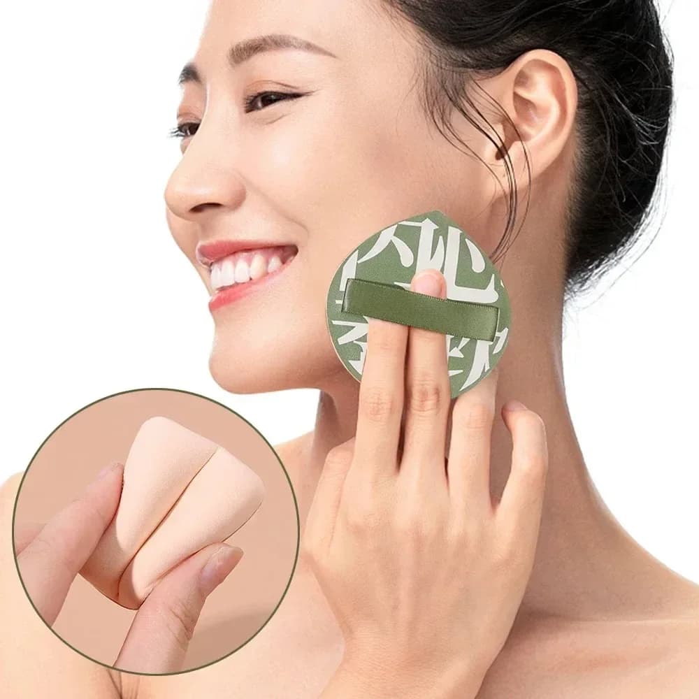 Set di 9 Cuscinetti in Spugna per Trucco con Cuscino d'Aria | Spugnetta Morbida per Trucco Effetto Marshmallow per Fondotinta, Correttore e BB Cream | Delicato sulla pelle e lavabile