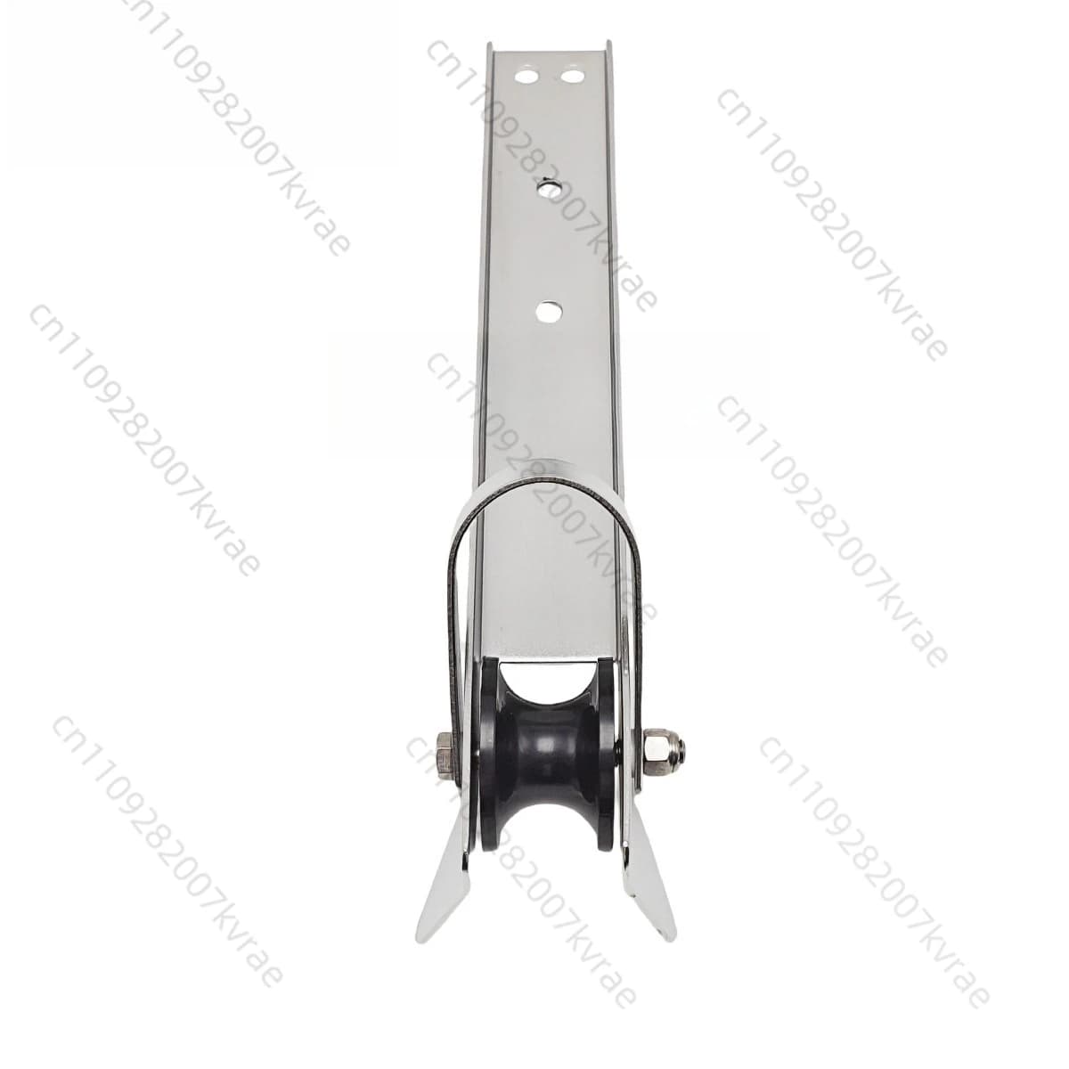 Supporto per ruota in acciaio inossidabile da 390 mm, accessorio per ancoraggio di barche con rullo, hardware nautico per yacht