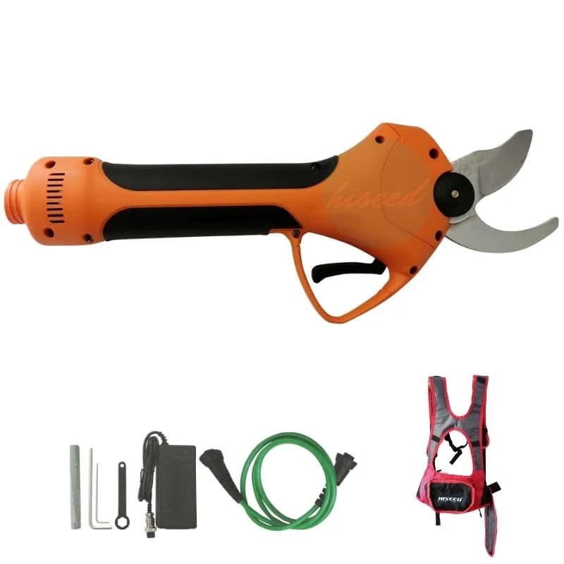 2025 hot sale Hiseed 100-240 V AC, 50-60 Hz 35mm Electric gardening scissors Electric pruning shears for cutting pots for tree branches
