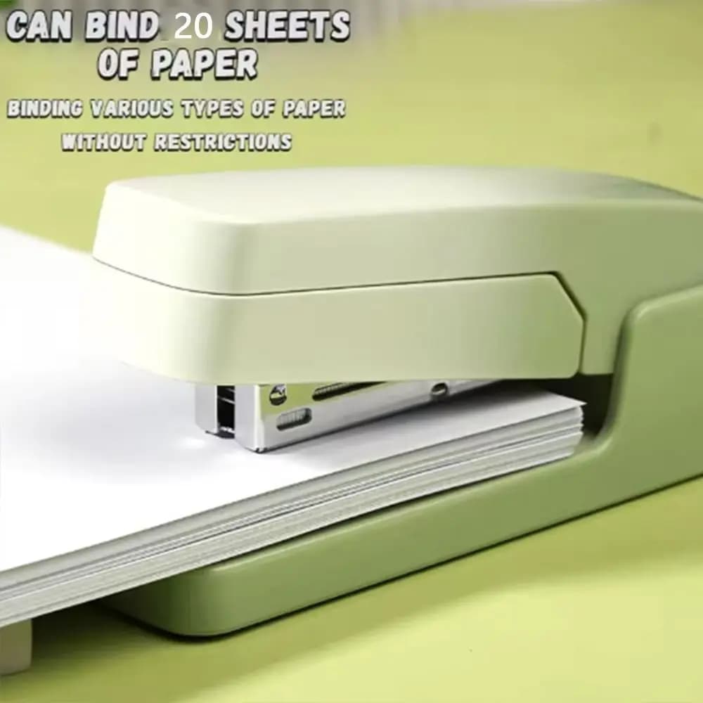 360 Degree Rotary Desktop Stapler Effortless Use 24/6 26/6 Staples Gradient Color Stapler Durable Easy-Use