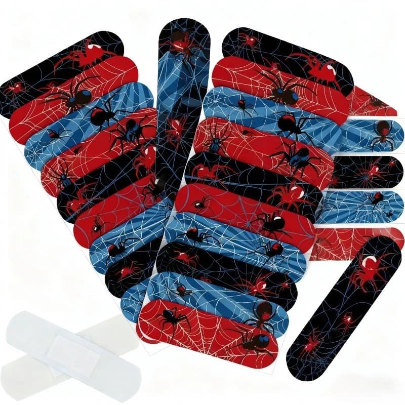 50 Pz/set Cartoon Spider Modello Cerotto Fresco Per Bambini Per Adulti Medicazione Della Ferita Patch Nastro Impermeabile di Primo Soccorso Bende Adesive