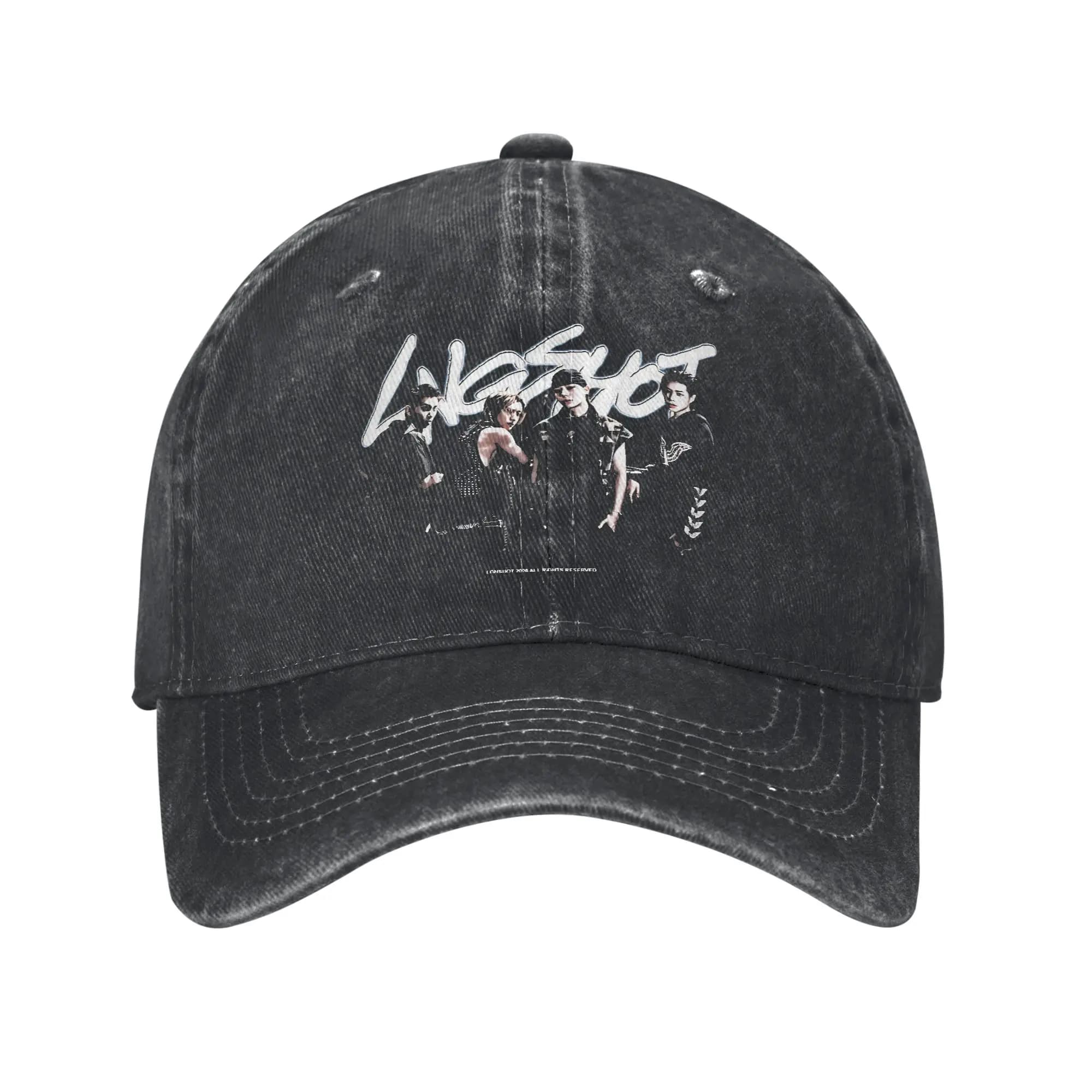 Cappellino da Baseball Casual Kpop Lngshot, Cappello Trucker Estivo, Cappellino Snapback da Tennis e Skate, Unisex per Adolescenti, Stile Street