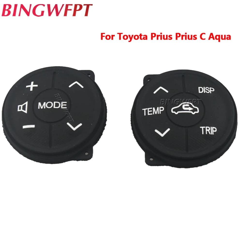 Rubber Cover for Control Panel Switches at the wheel for Toyota Prius C 2011-2015 Aqua 2012- 2014