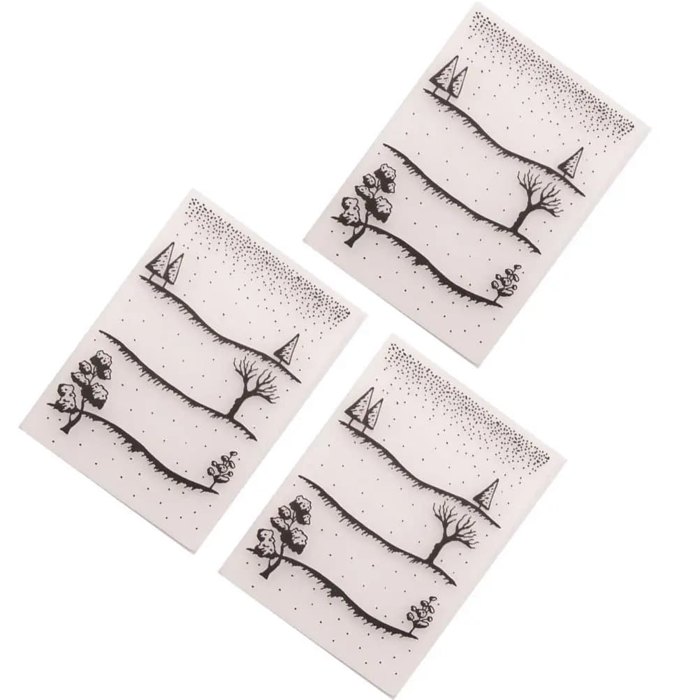 3 PCS Embossing Template Accessories Die Cuts Board Album Card Making Decor Plates Folders