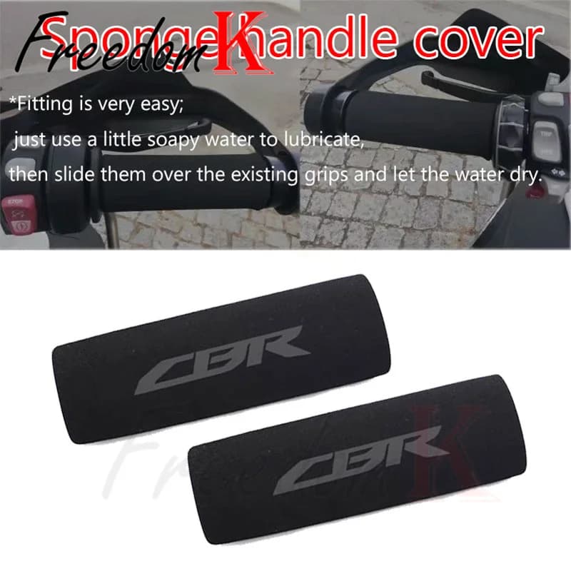 Per Hon @ & da CBR650R CBR 600RR 1000RR CB500X CB500F CB650R CB1100 CBR 954RR Moto Termoretraibile Manubrio Grip Guanto Copertura