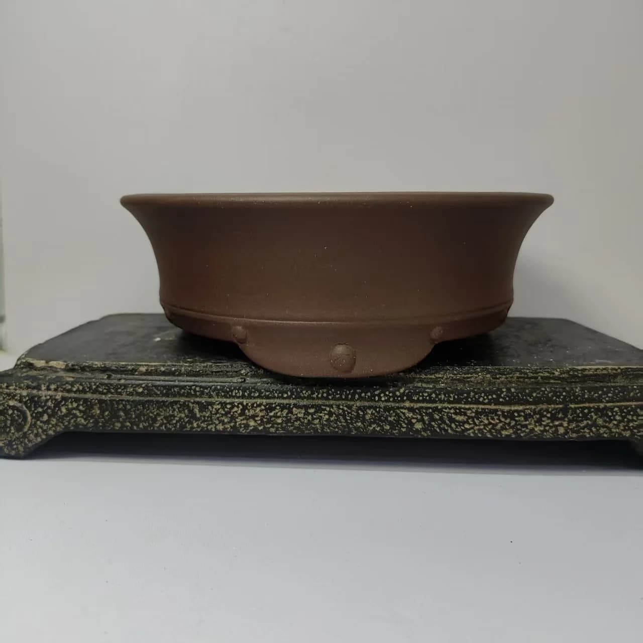 Classic Unglzed Yixing Clay Bonsai Pot with Nail Desgin