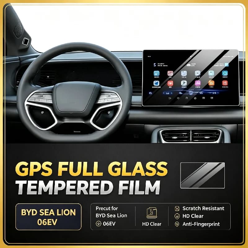 For BYD Sea Lion 06EV navigation screen tempered glass film car modification navigation anti-scratch screen protector