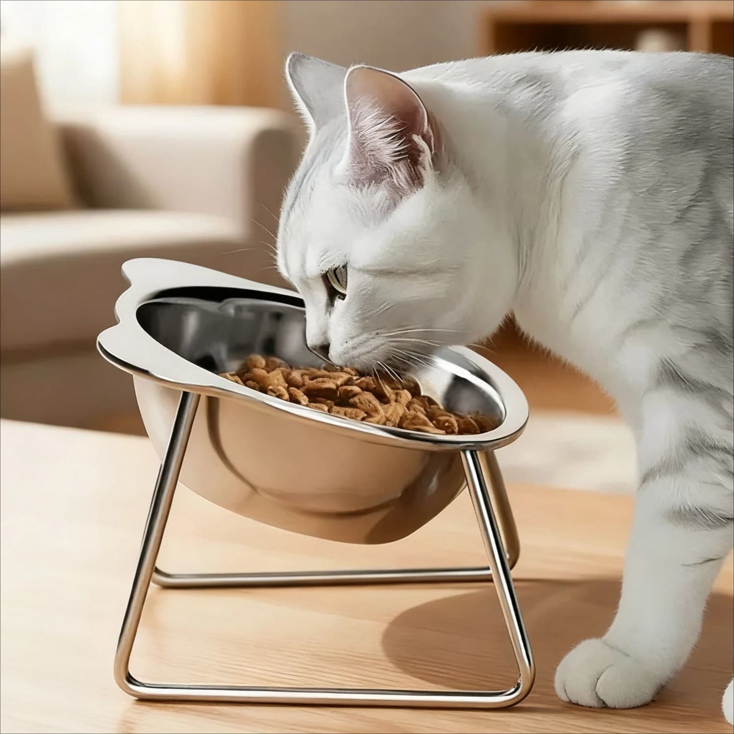 Bottiglia d'acqua portatile anti-fuoriuscita da 32 once in acciaio inossidabile 304 per cani e gatti Design solido ed ecologico per uso in viaggio al coperto