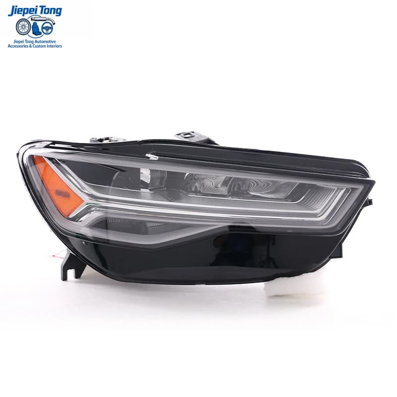 Adatto per gruppo fari Audi A6 versione USA 16-18 C7PA, fari a LED di alta gamma con luci diurne, standard USA OE.