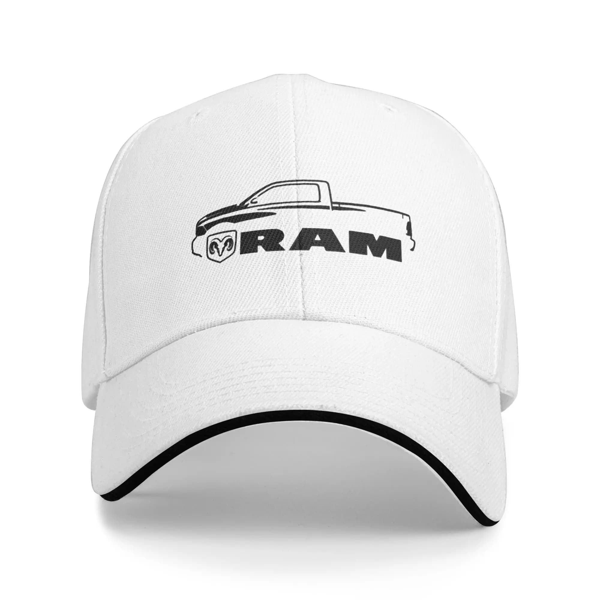 Summer Casual Baseball Cap RAM Car Logo Outdoor Gym Hats Hip Hop for Women Man Solar Protection y2k Cool baseball caps