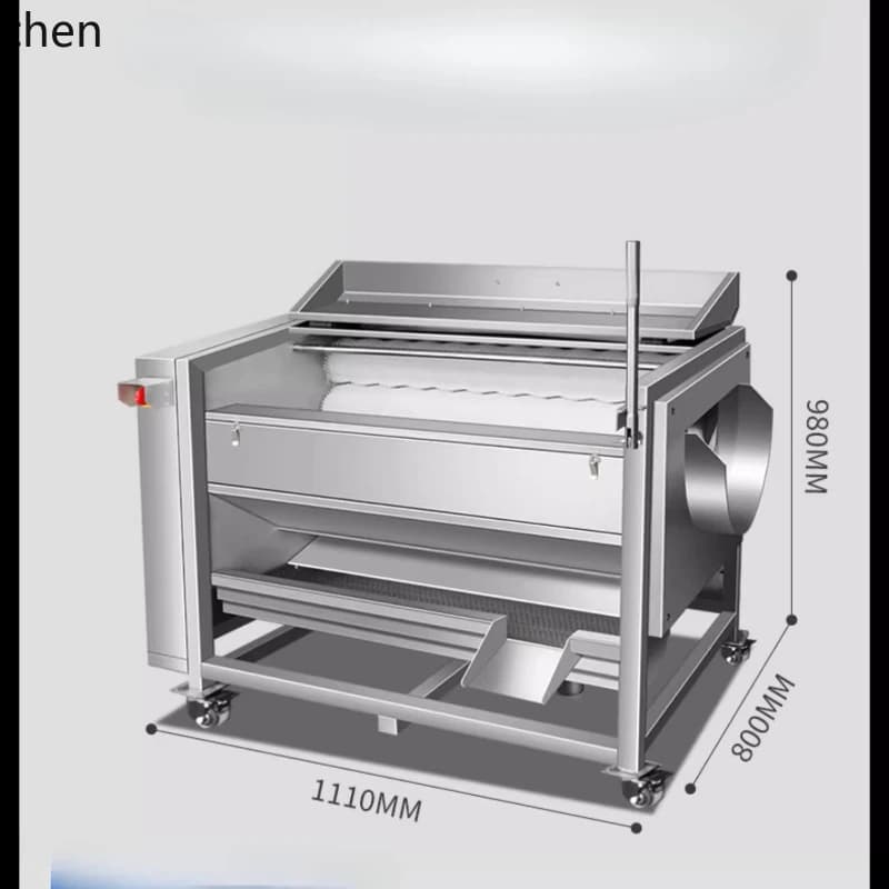 Macchina pelatrice per patate ZML, spazzola automatica, pelatrice commerciale per frutta e verdura, macchina per pelare e pulire