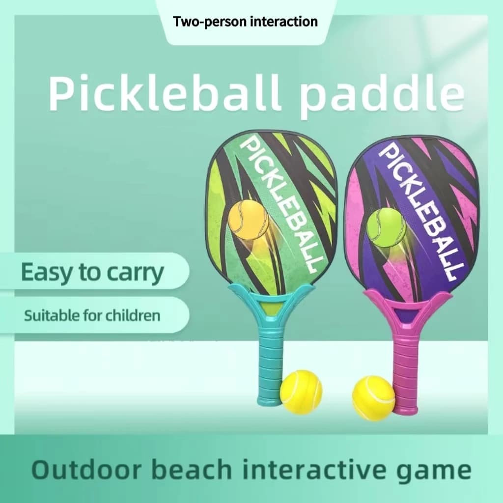 Kids toy racket racket pickleball racket from squash toy beach sports double racket sport double outdoor