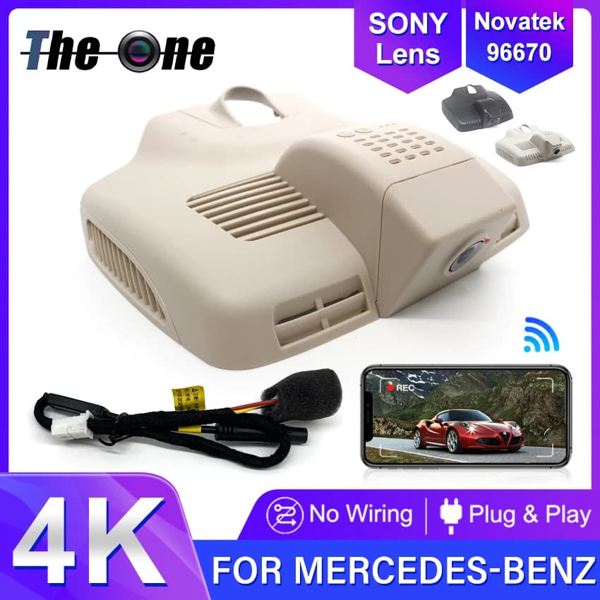 Plug and play Dash Cam per Mercedes-Benz classe C W205 W213 GLC300 GLC200 GLC43 CLS350 per MB E220 E200 E350e E400 coupe Car DVR
