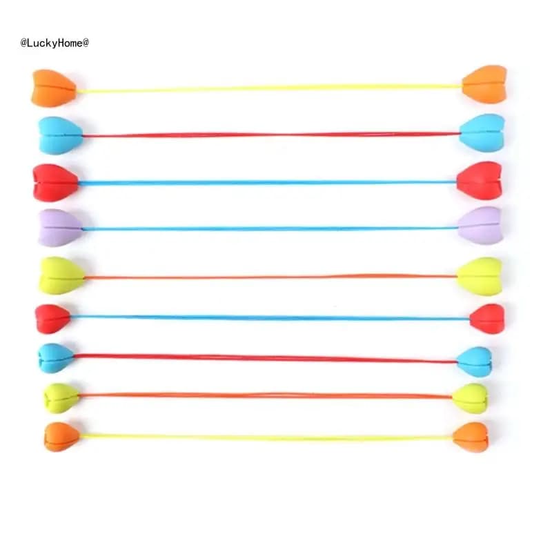 5 pezzi a forma fiore tappi per punte d'ago Tappi per punte uncinetto Protezioni per punte ago per uncinetto per 11UA