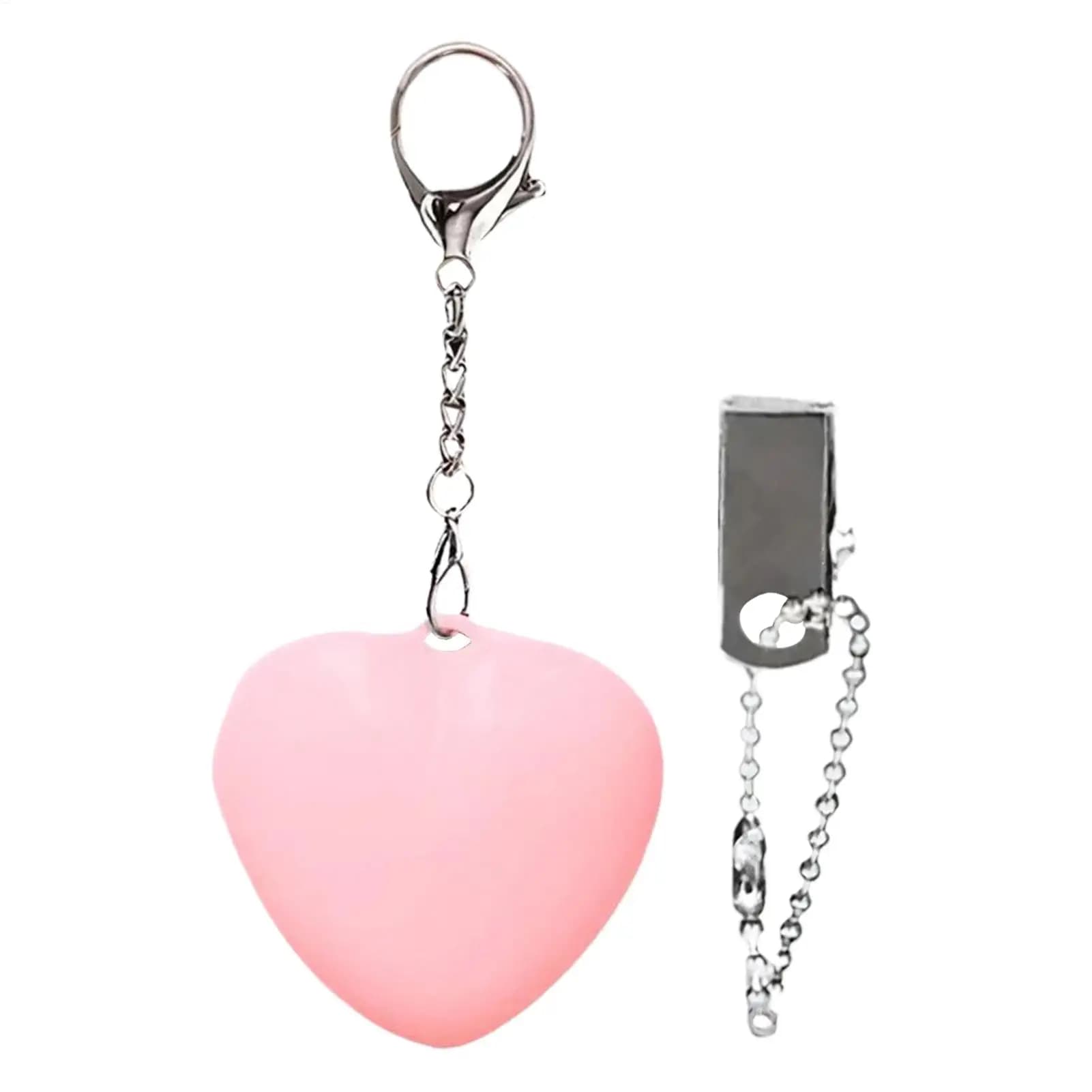 Luce divertente per borsa, ricaricabile, con sensore touch, illuminazione a LED, estetica a forma di cuore, luce notturna per donne