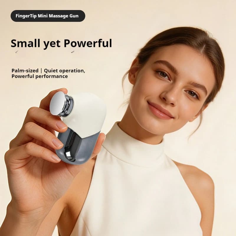 Generic Mini Pocket Massage Gun Portable Vibration Muscle Massager Low Noise Deep Tissue Relief For Travel Office Home
