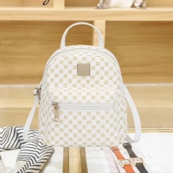 Zaino classico con motivo floreale per donna, zaino alla moda per studentesse, borsa per la spesa quotidiana per donna