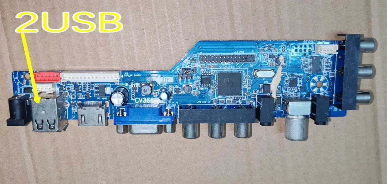 CV3663ML-F LED TV motherboard 2AV +vga+hdmi+RF+vga