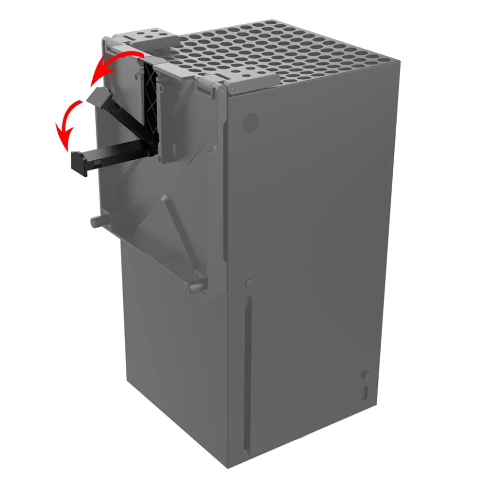 Copertura Antipolvere per Rack con Supporto per Cuffie, Accessori per Console di Gioco XBOX Series
