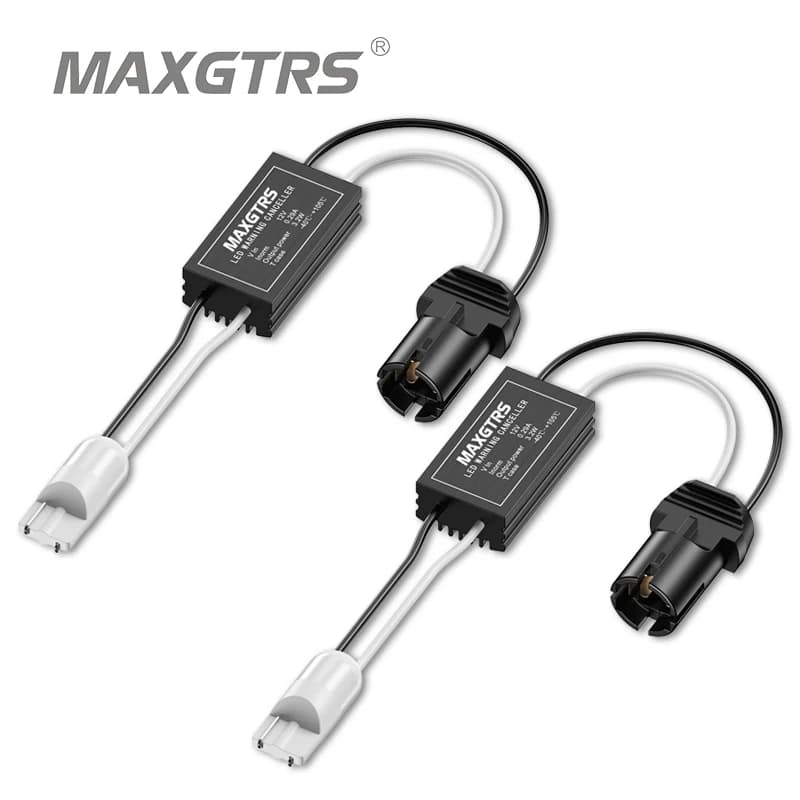 2x Decoder annullatore di avvertimento LED per auto plug-in-play 501 T10 W5W 194 168 Presa NO Canbus OCB Resistenza di carico errato
