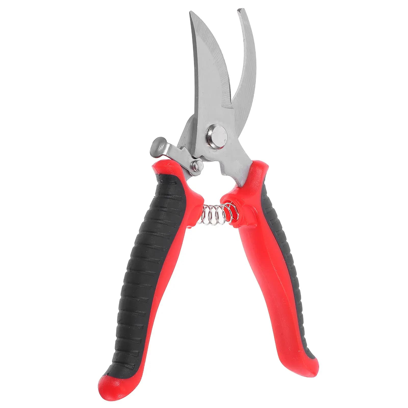 Garden Power Scissors, Stainless Steel Sharp Blades, Ergonomic Handle with Safety Block, Gardening and Flowers